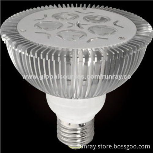 5W PAR30 LED Bulb, 85-265V AC or 12V DC, Aluminum Material, 80-110lm/W, High-brightness, CE/RoHS/TUVNew